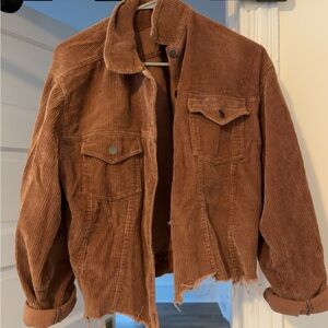 Women's Brown Corduroy Jacket